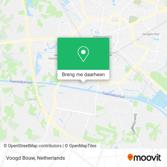 Voogd Bouw kaart