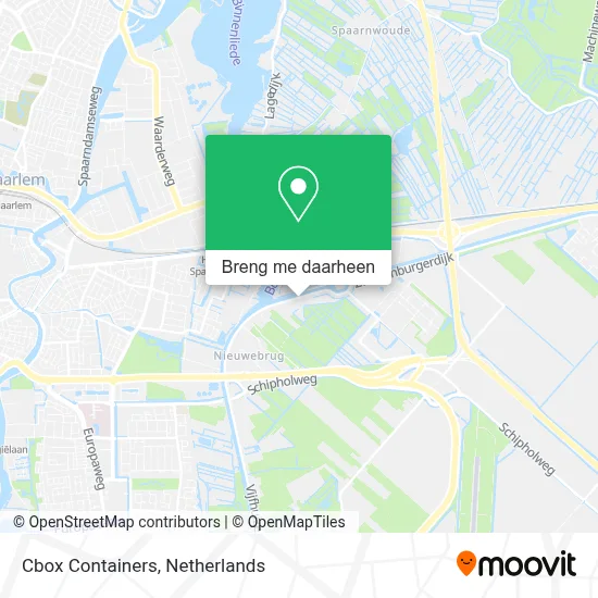 Cbox Containers kaart