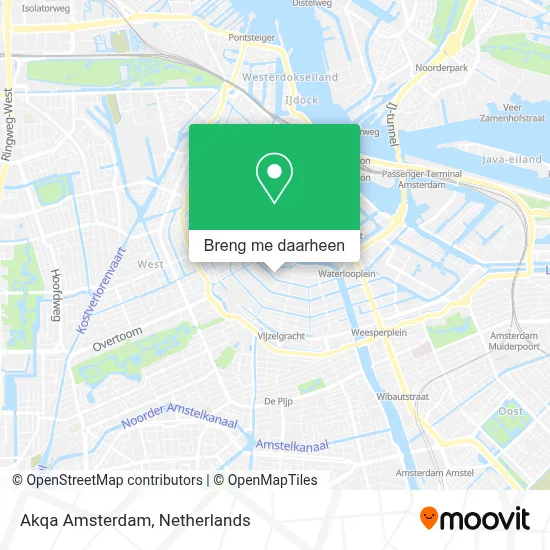 Akqa Amsterdam kaart