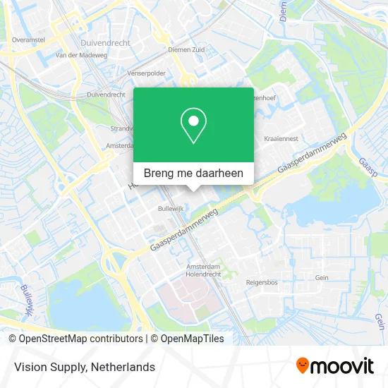 Vision Supply kaart