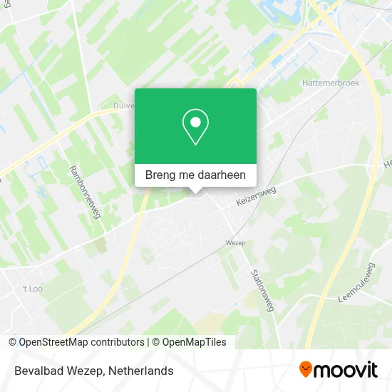 Bevalbad Wezep kaart