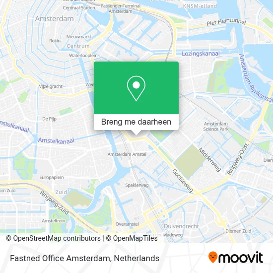 Fastned Office Amsterdam kaart