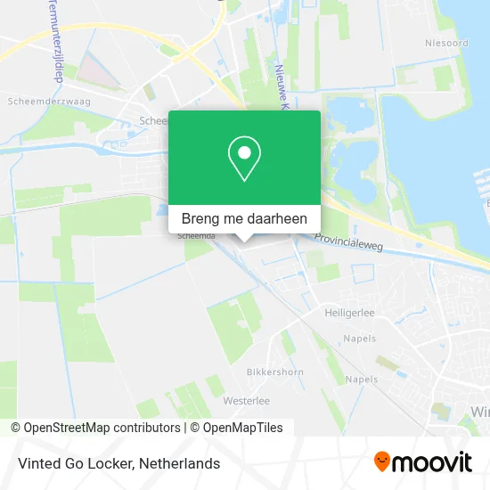 Vinted Go Locker kaart