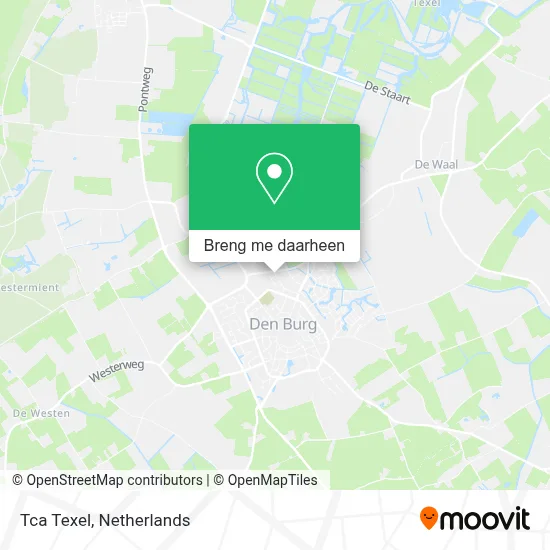 Tca Texel kaart