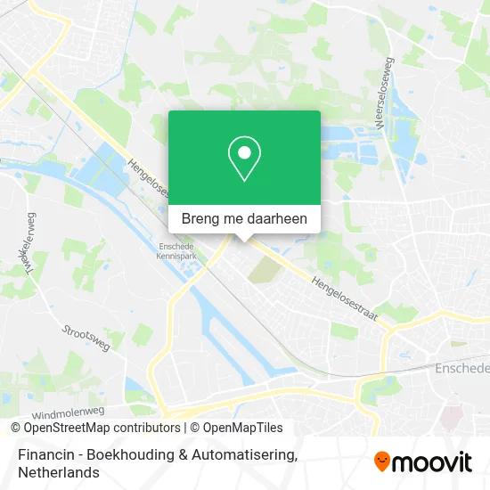 Financin - Boekhouding & Automatisering kaart