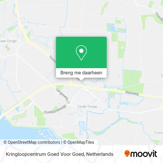 Kringloopcentrum Goed Voor Goed kaart