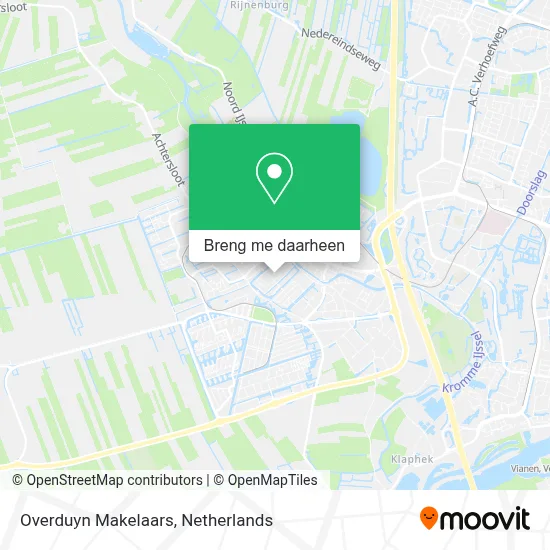 Overduyn Makelaars kaart