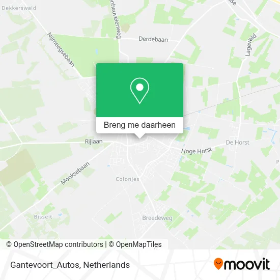 Gantevoort_Autos kaart