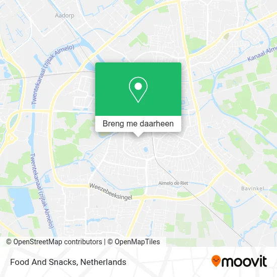 Food And Snacks kaart
