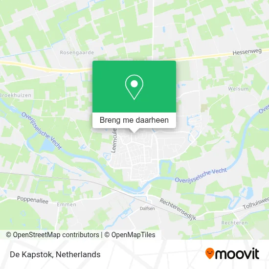 De Kapstok kaart