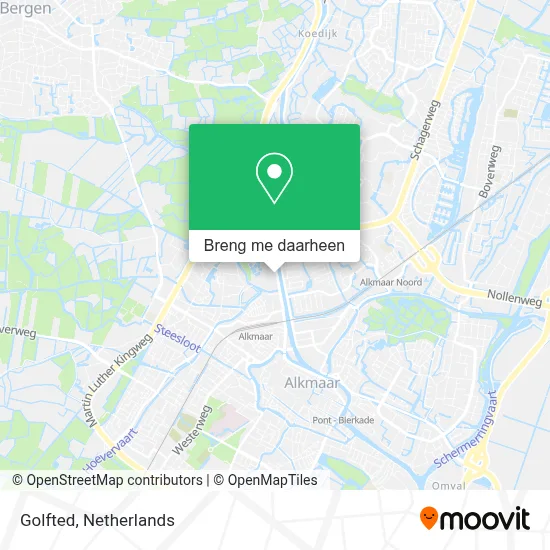 Golfted kaart