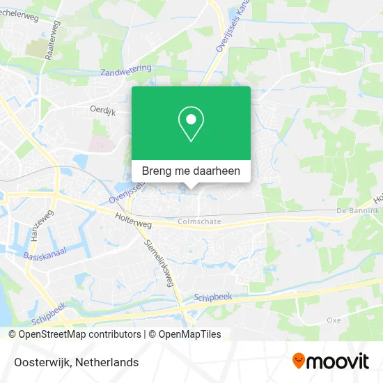 Oosterwijk kaart