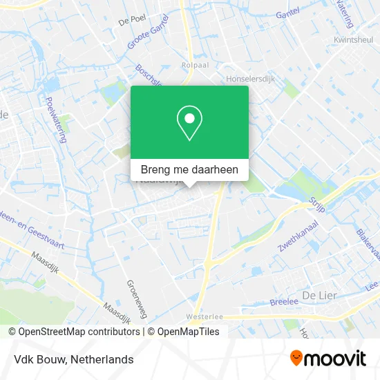 Vdk Bouw kaart