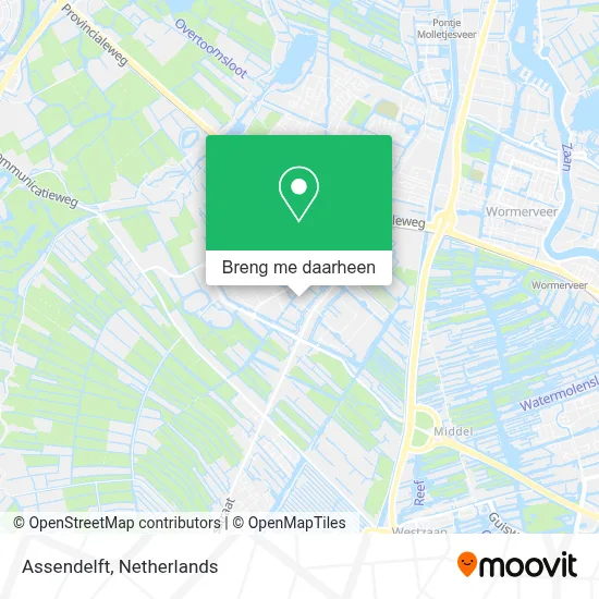 Assendelft kaart