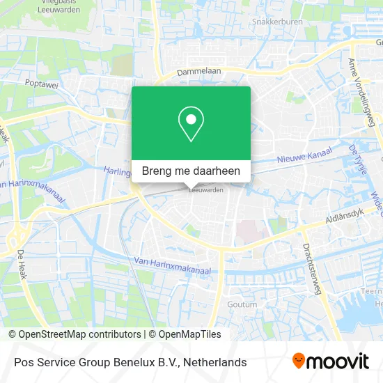 Pos Service Group Benelux B.V. kaart