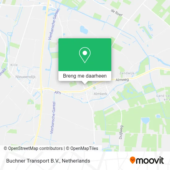 Buchner Transport B.V. kaart