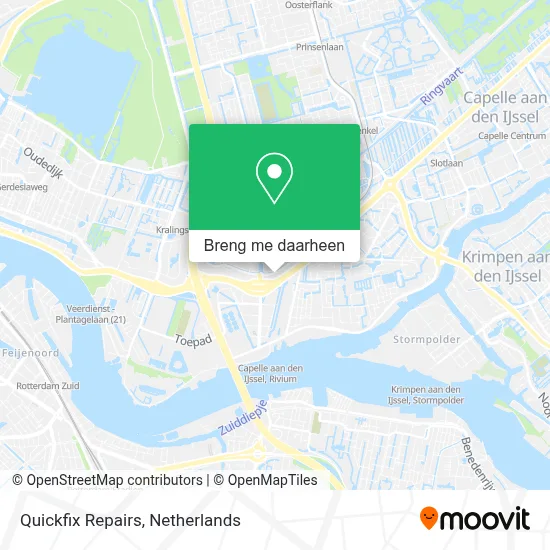 Quickfix Repairs kaart