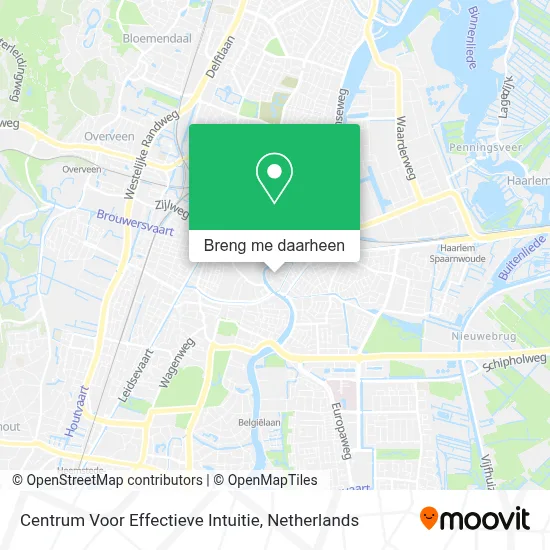 Centrum Voor Effectieve Intuitie kaart