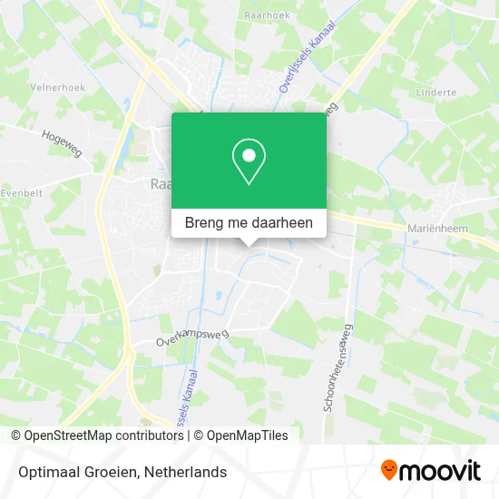Optimaal Groeien kaart