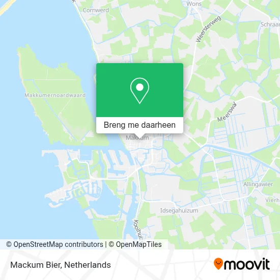 Mackum Bier kaart