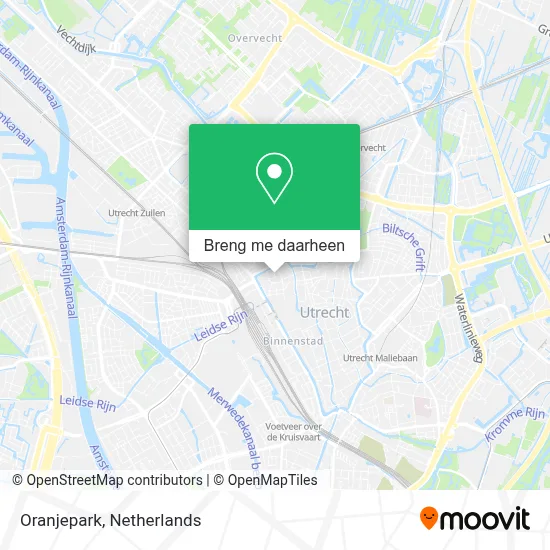 Oranjepark kaart