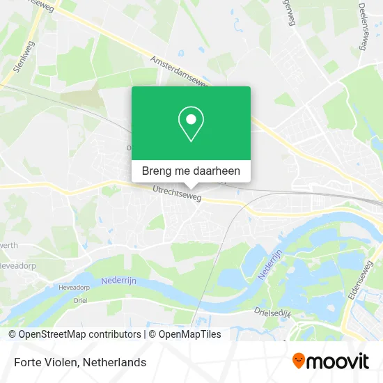Forte Violen kaart
