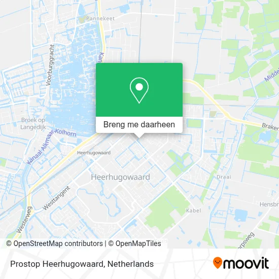 Prostop Heerhugowaard kaart