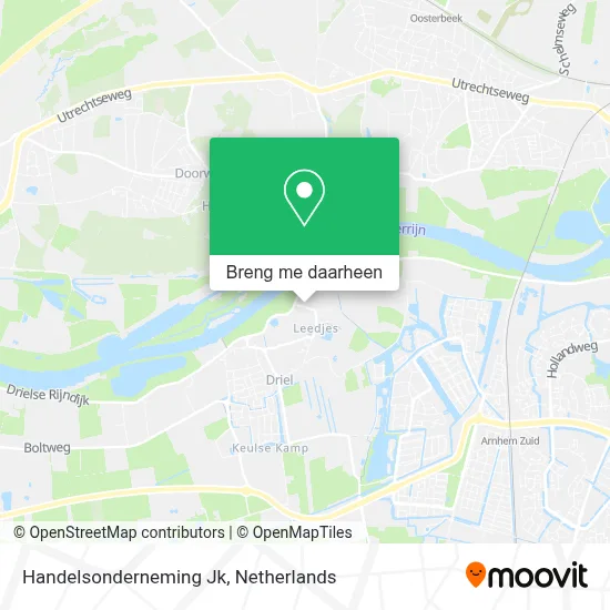 Handelsonderneming Jk kaart