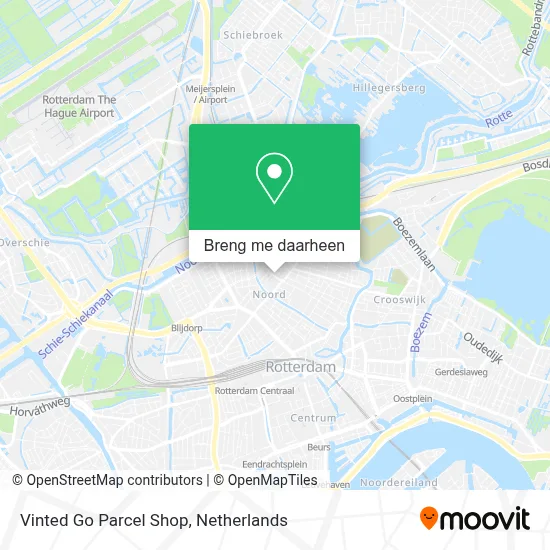 Vinted Go Parcel Shop kaart