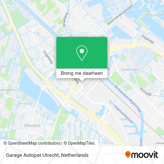 Garage Autopat Utrecht kaart