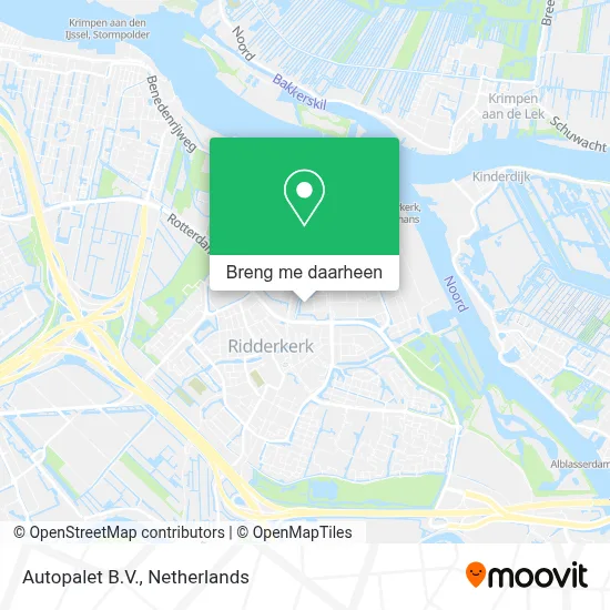 Autopalet B.V. kaart