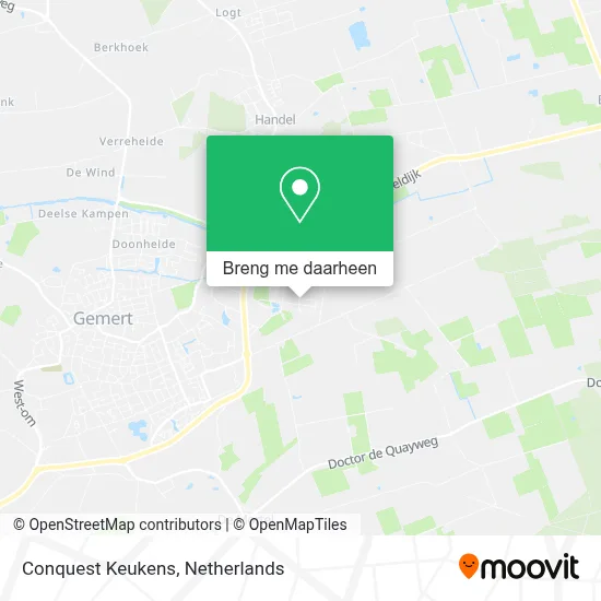 Conquest Keukens kaart