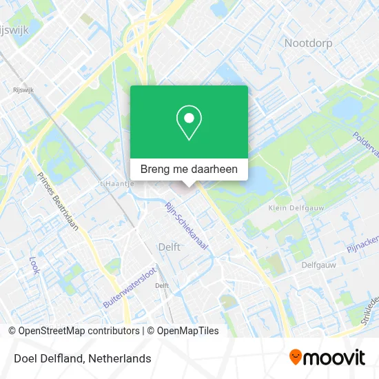Doel Delfland kaart