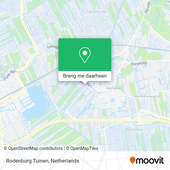 Rodenburg Tuinen kaart