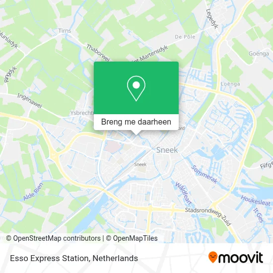 Esso Express Station kaart