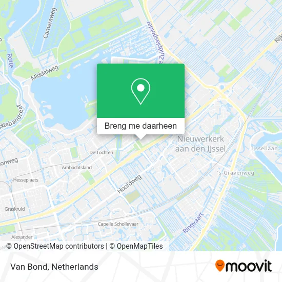 Van Bond kaart