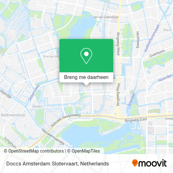 Doccs Amsterdam Slotervaart kaart