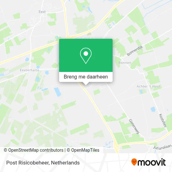 Post Risicobeheer kaart