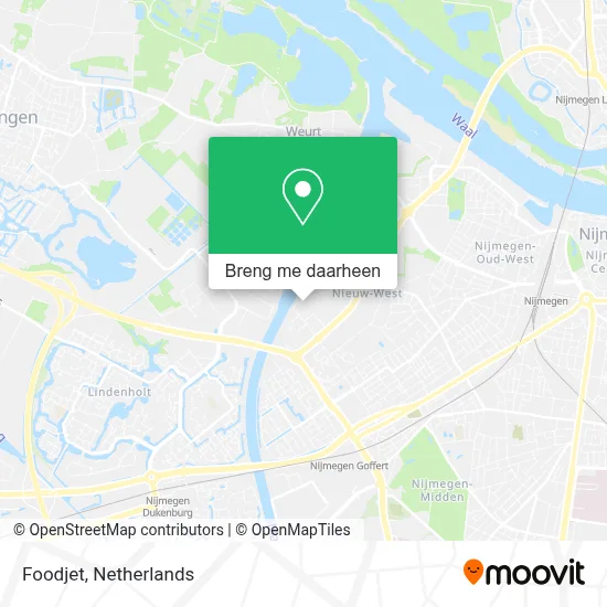 Foodjet kaart