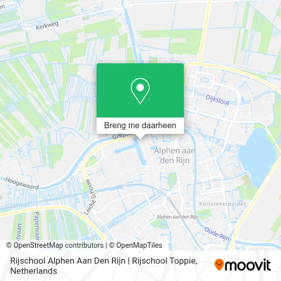 Rijschool Alphen Aan Den Rijn | Rijschool Toppie kaart