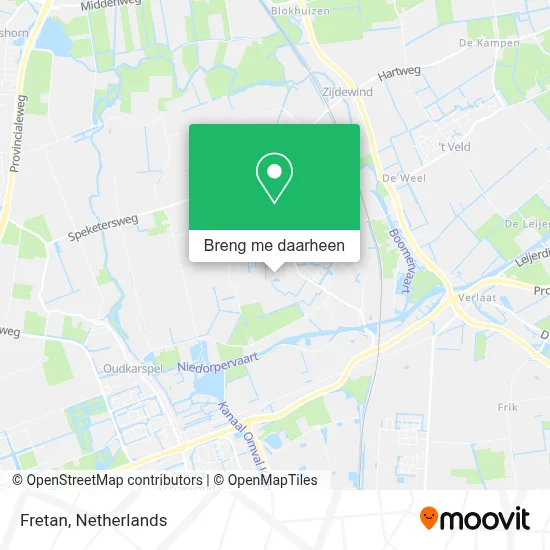 Fretan kaart