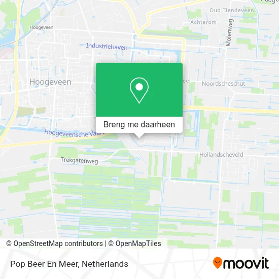 Pop Beer En Meer kaart