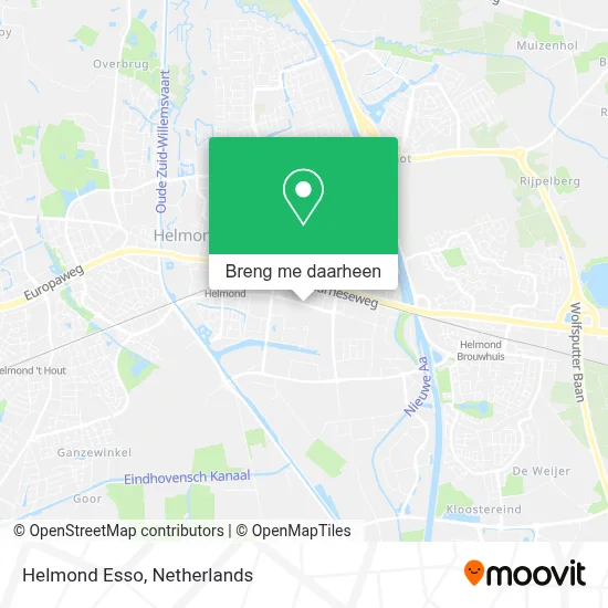 Helmond Esso kaart