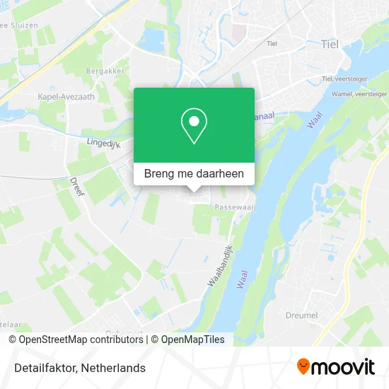Detailfaktor kaart
