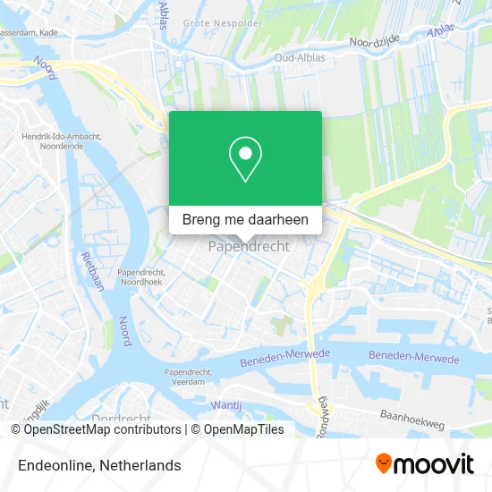 Endeonline kaart