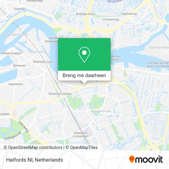 Halfords.Nl kaart