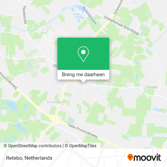 Retebo kaart