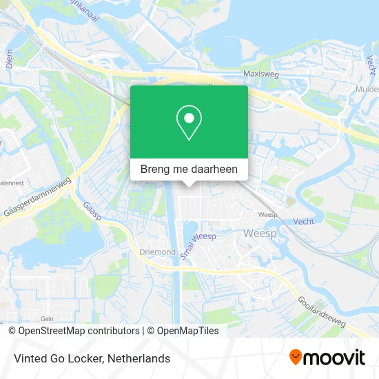 Vinted Go Locker kaart