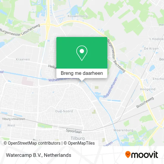 Watercamp B.V. kaart
