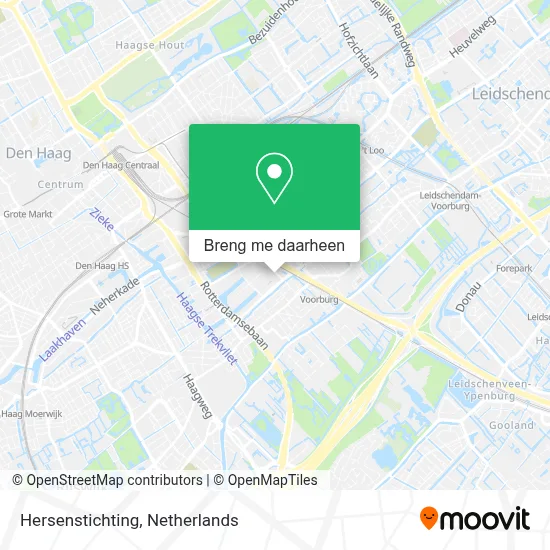 Hersenstichting kaart